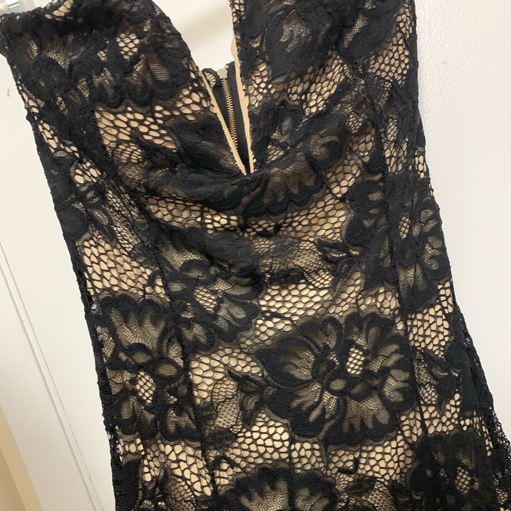 Black Long Mesh Formal Dress